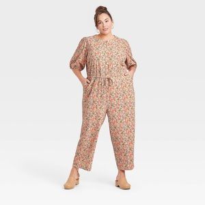 NEW- PLUS SIZE Universal Thread Floral Romper